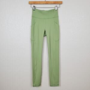 Lululemon Invigorate High-Rise Tight Size 2 Womens 25" Vista Green Yoga Run Gym